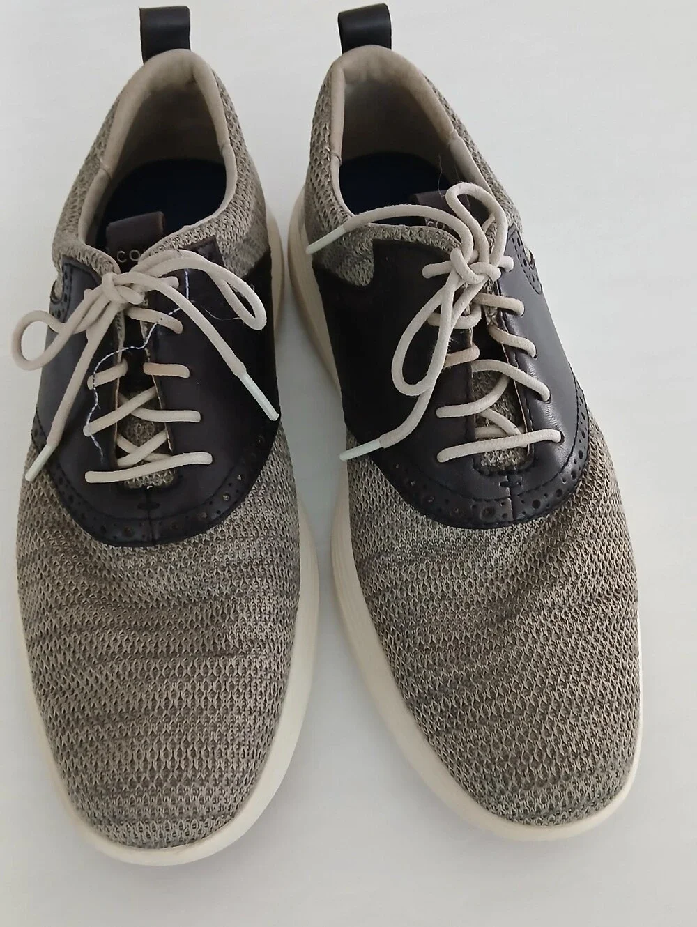 Cole Haan Grand Tour Knit Oxford – Men’s 8M – Two‑Tone – Style C31347